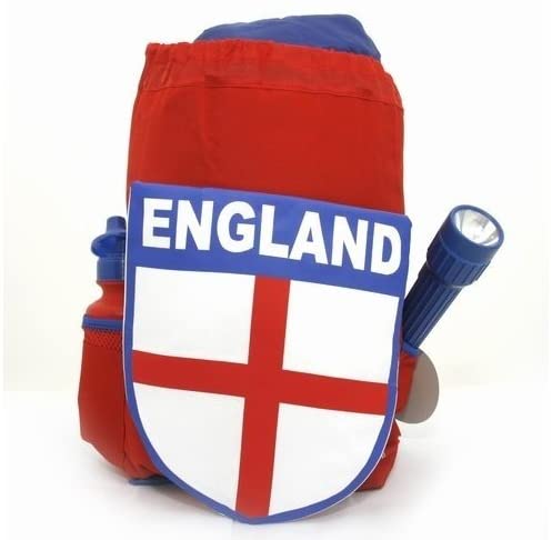 England Sleeping Bag Torch And Bottle Set Official Merchandise