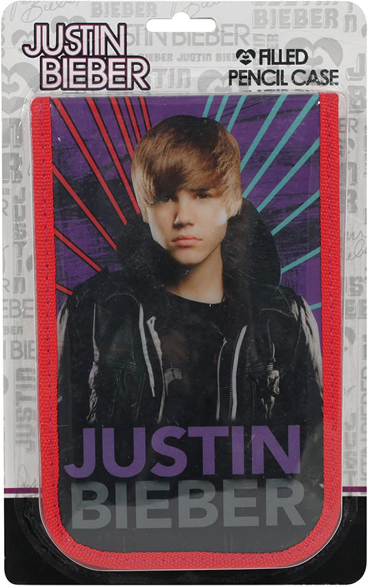 Justin Bieber Filled Pencil Case Gift Set
