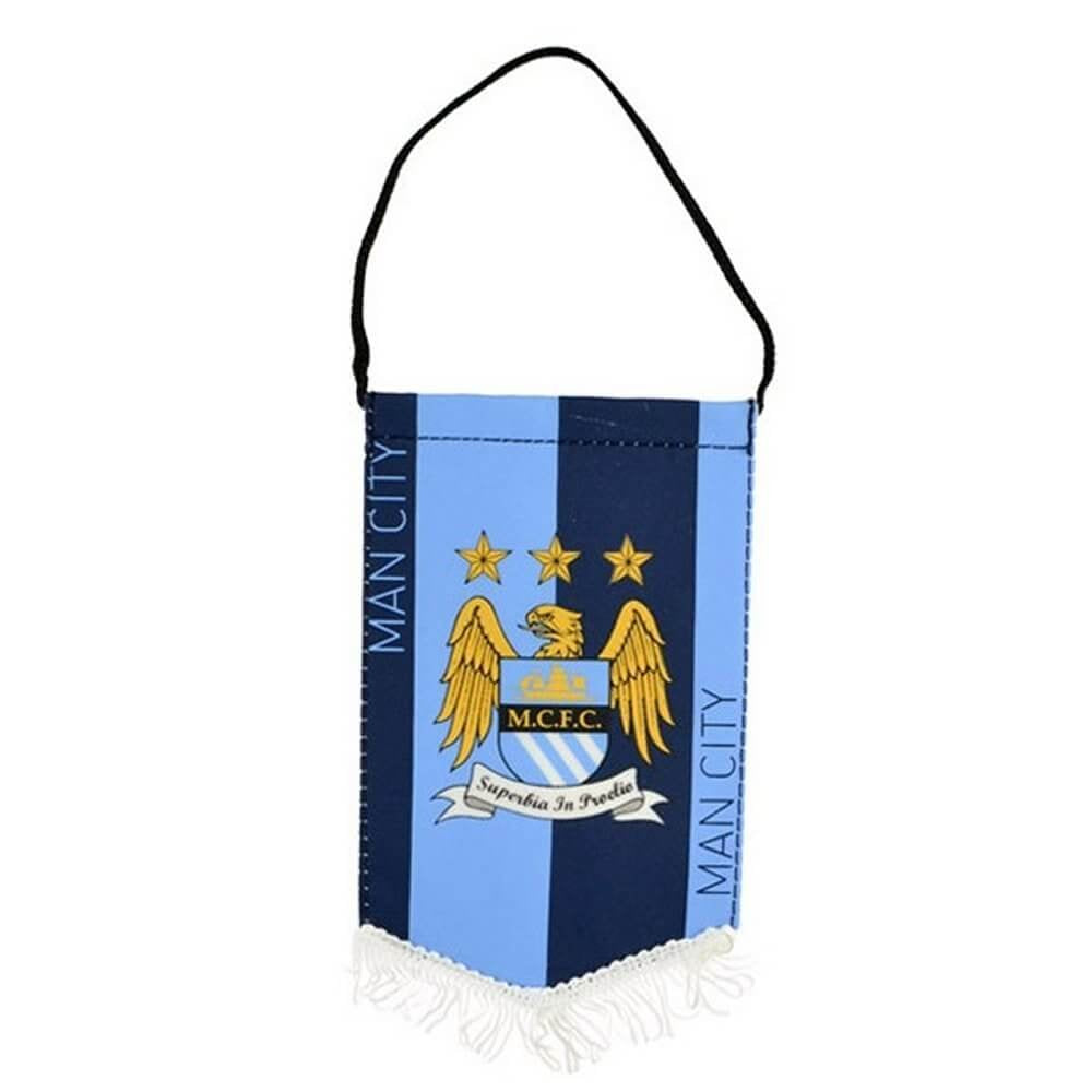 Manchester City F.C Blue Mini Pennant Official Car Hanging