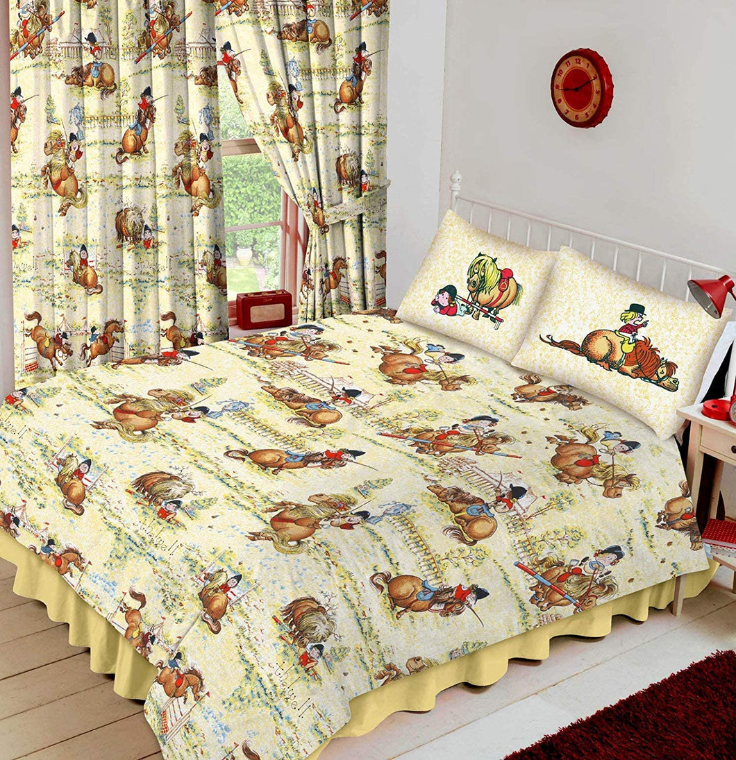 Double Bed Thelwell Trophy Duvet Cover Set Cartoon Bedding Set