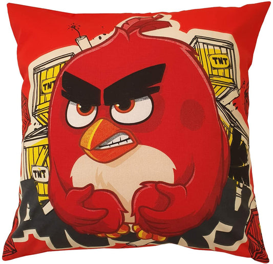 Angry Birds Filled TNT Red 45cm x 45cm Decorative Scatter Cushion