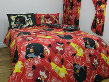 Load image into Gallery viewer, WHOLESALE PRICE x 10 Single Bed Angry Birds TNT Red Black Reversible Duvet Cover Set Character Bedding
