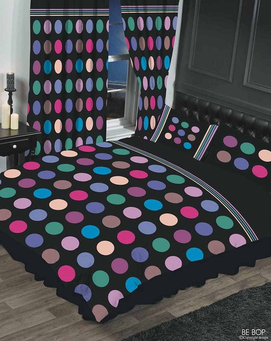 Double Bed Duvet Cover Set Be Bop Pastelle Multicoloured Dots