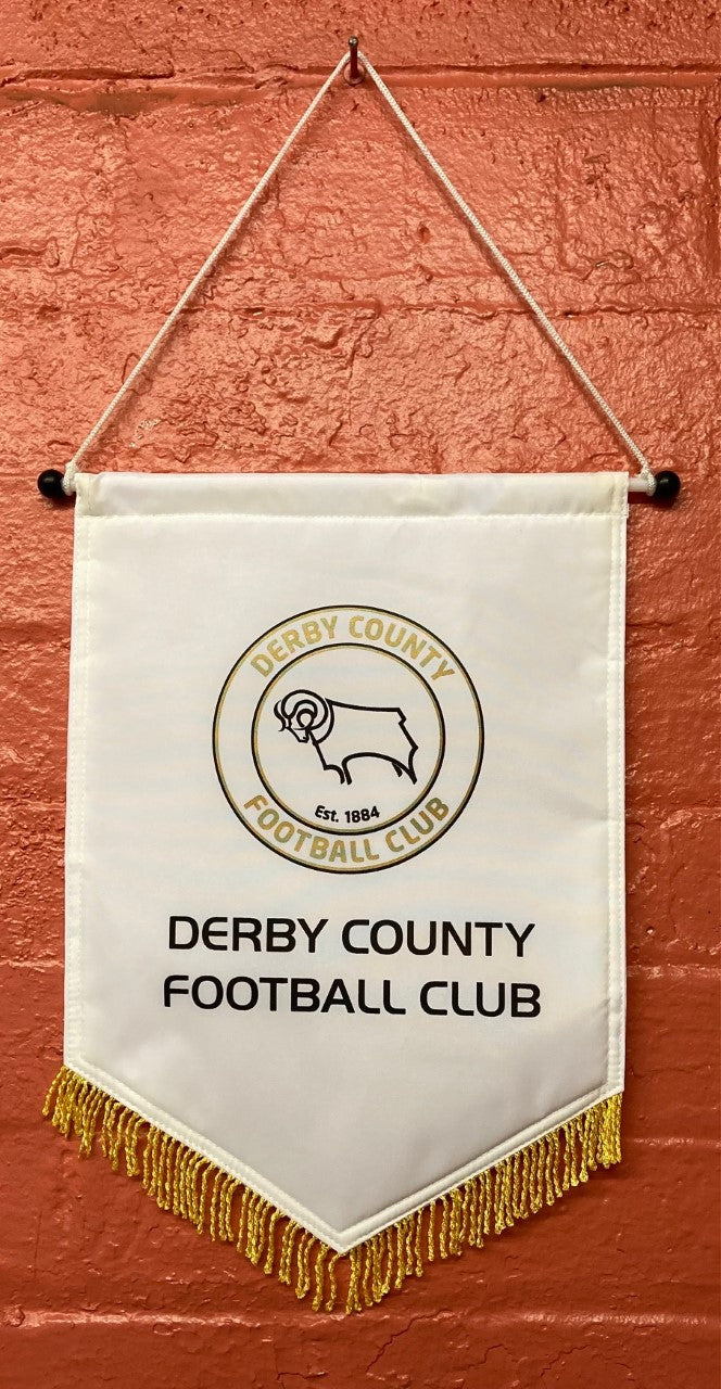 Official Derby County F.C Large Pennant Wall Hanging Bedroom Decoration