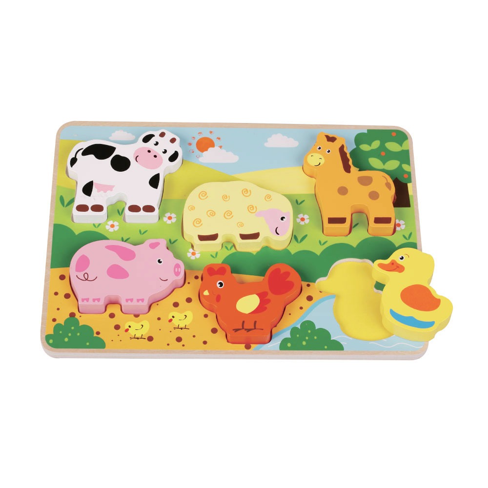 Chunky Farm Puzzle Baby Toddler Toy Gift