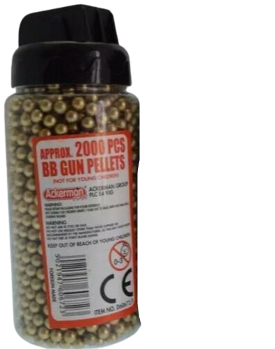 BB Gun Pellets 2000 Pieces Gold