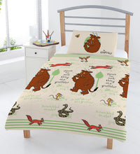 Load image into Gallery viewer, Junior Gruffalo &#39;Woodland&#39; Duvet Cover Set Reversible Bedding
