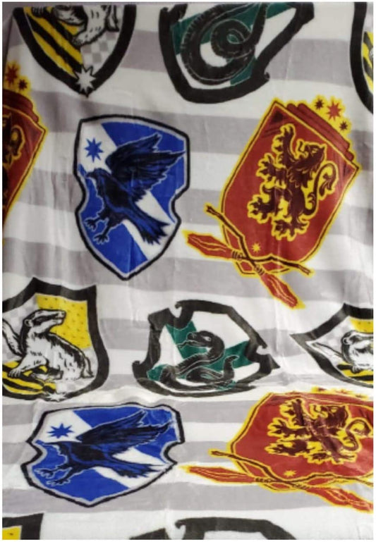 Harry Potter 'House' Fleece Blanket 100cm x 150cm