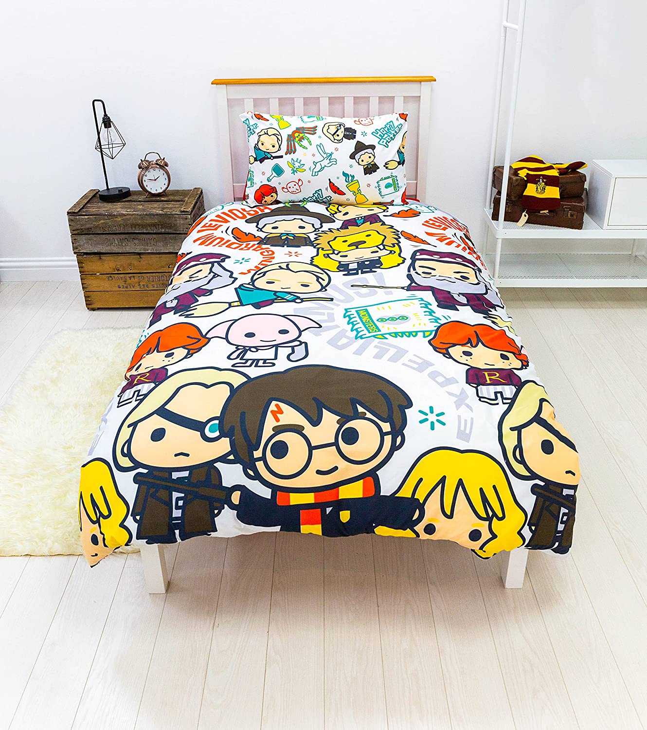 Single Bed Harry Potter Scene Reversible Duvet Cover Set