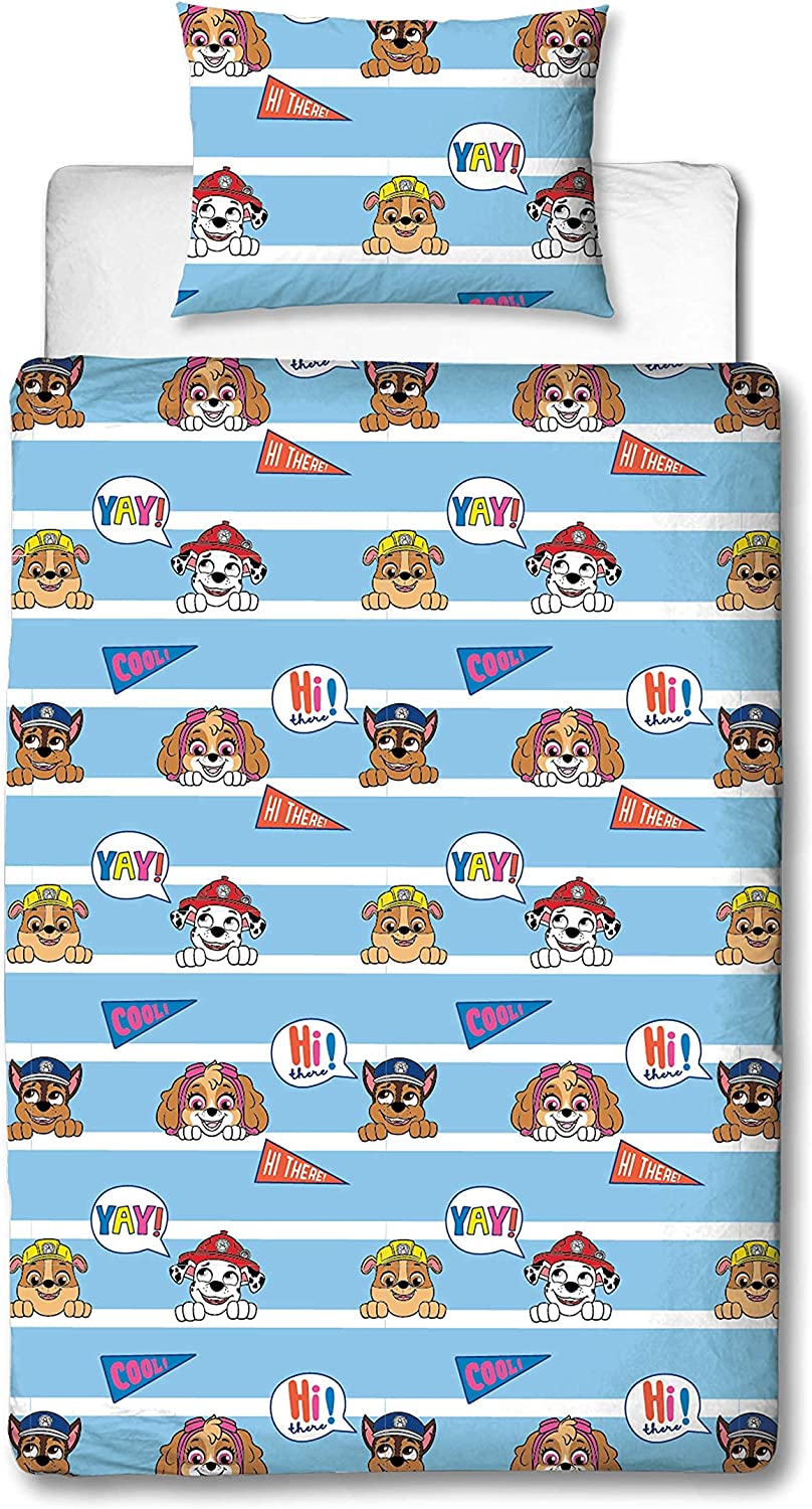 Single Bed Paw Patrol I'm Cool Duvet Cover Set Character Bedding