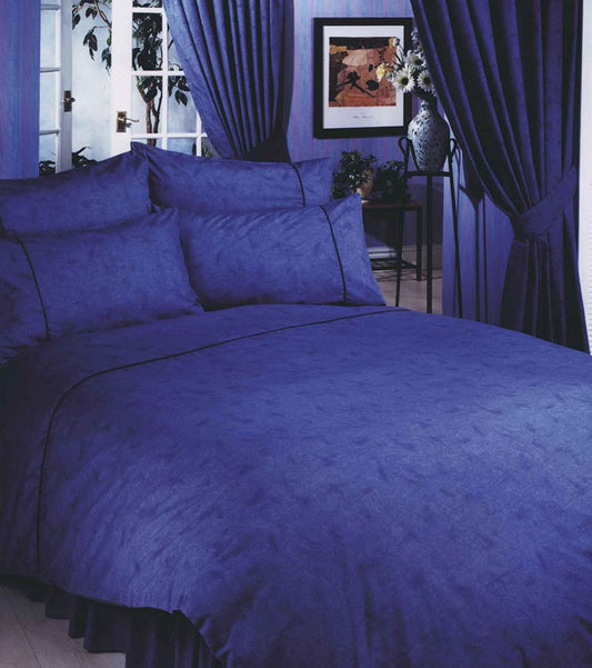 Double Bed Duvet Cover Set Lauren Blue