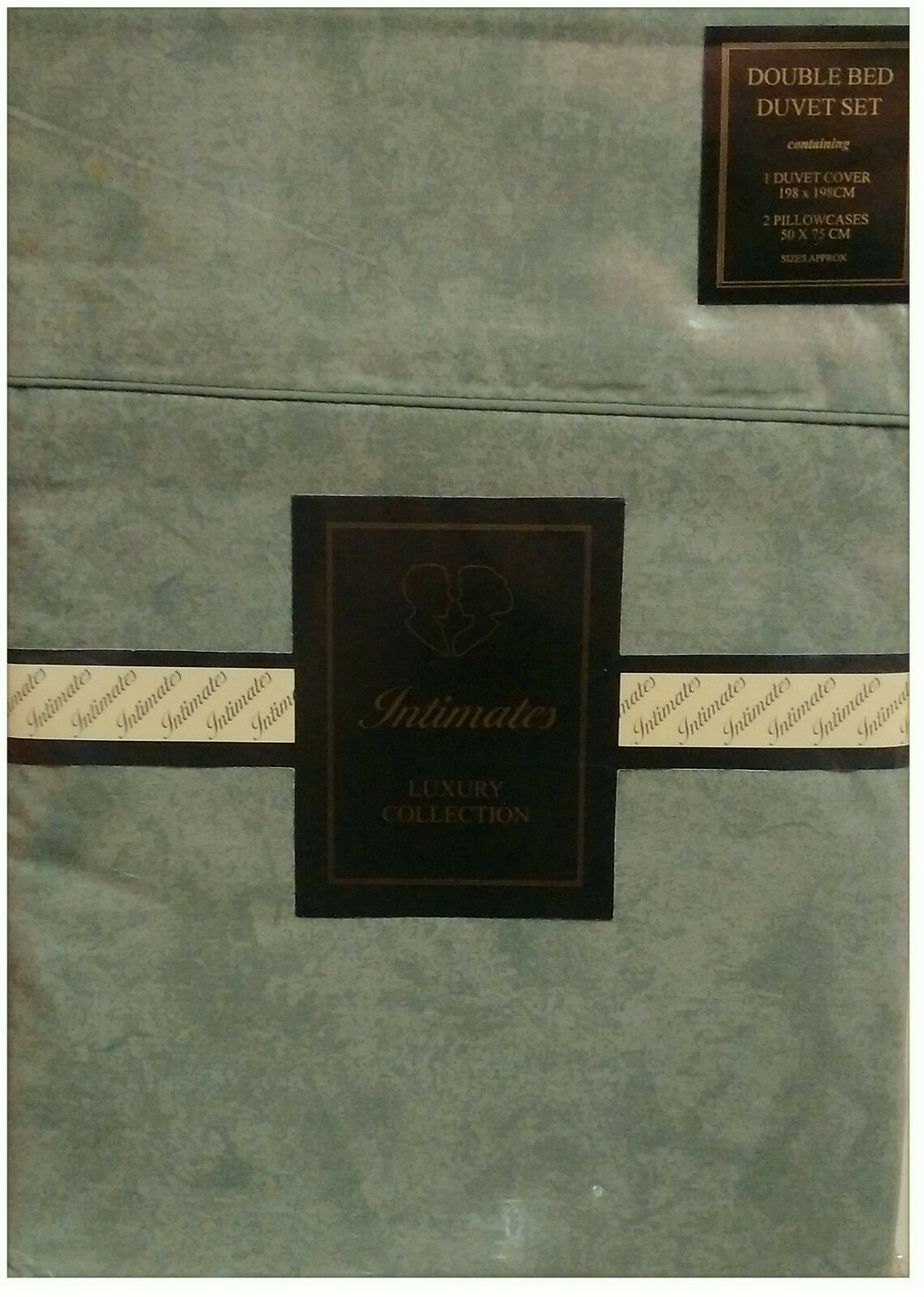 Double Bed Duvet Cover Set Lauren Sage Green