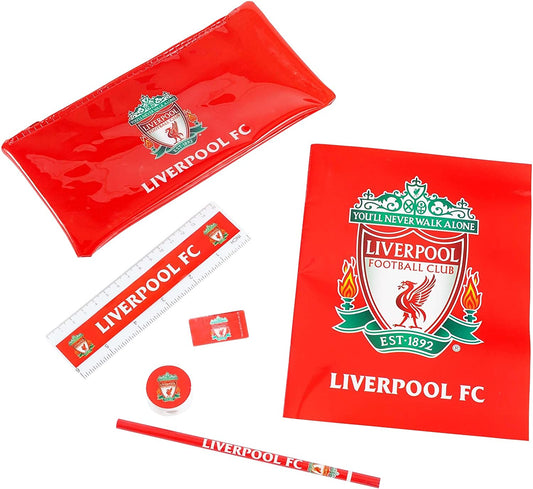 Official Liverpool F.C Item Stationery Set 6 Piece