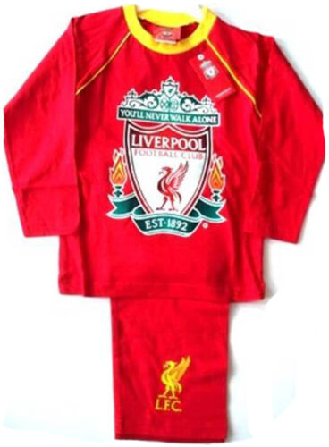 Liverpool Official Boys Pyjama Set 9-10 Year Olds 100% Cotton