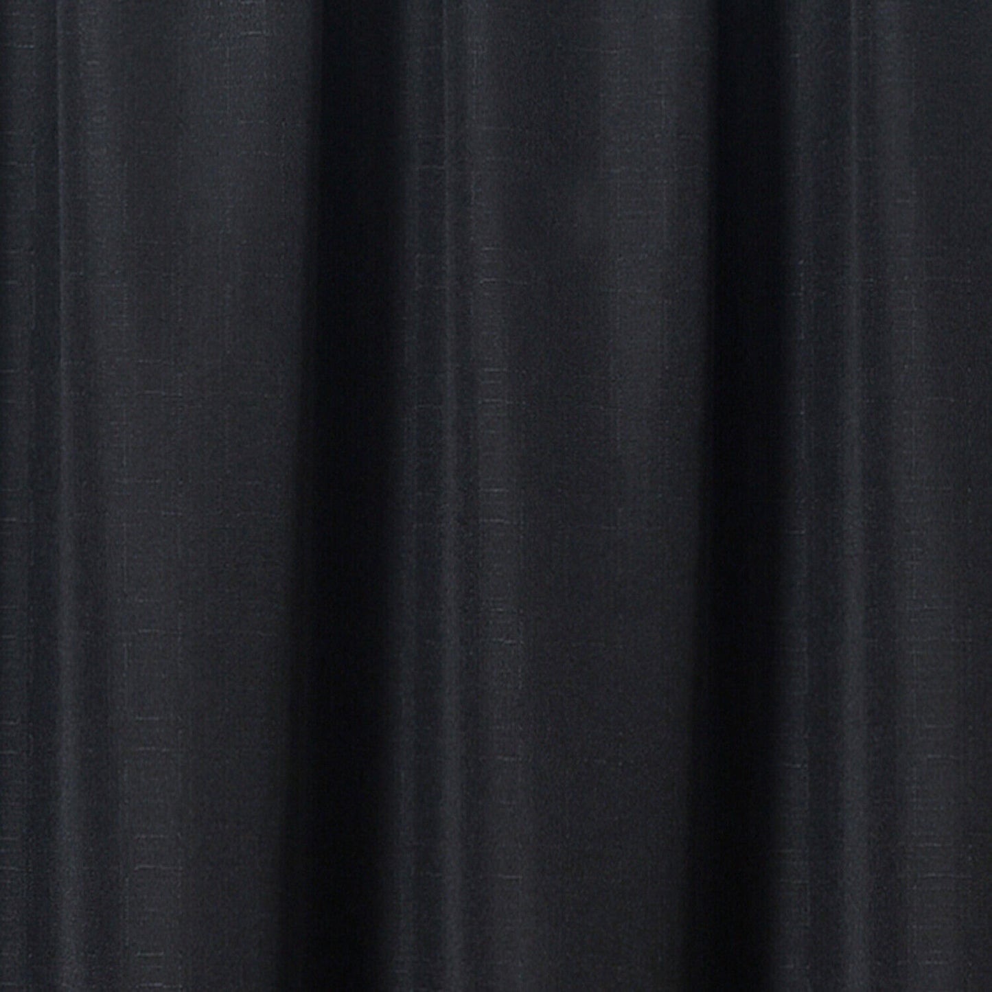 Linen Look Voile 59" x 72" Black Window Curtain Drapes Textured Plain Slot Top