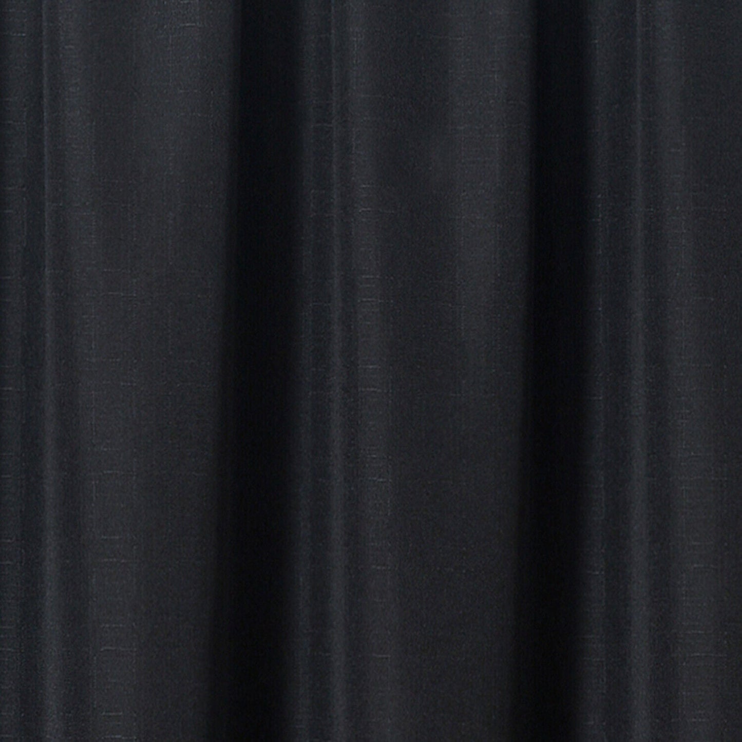 Linen Look Voile 59" x 90" Black Window Curtain Drapes Textured Plain Slot Top