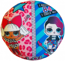 Load image into Gallery viewer, Lol Surprise 2 In 1 Round Cushion 35cm x 35cm Character Cushion

