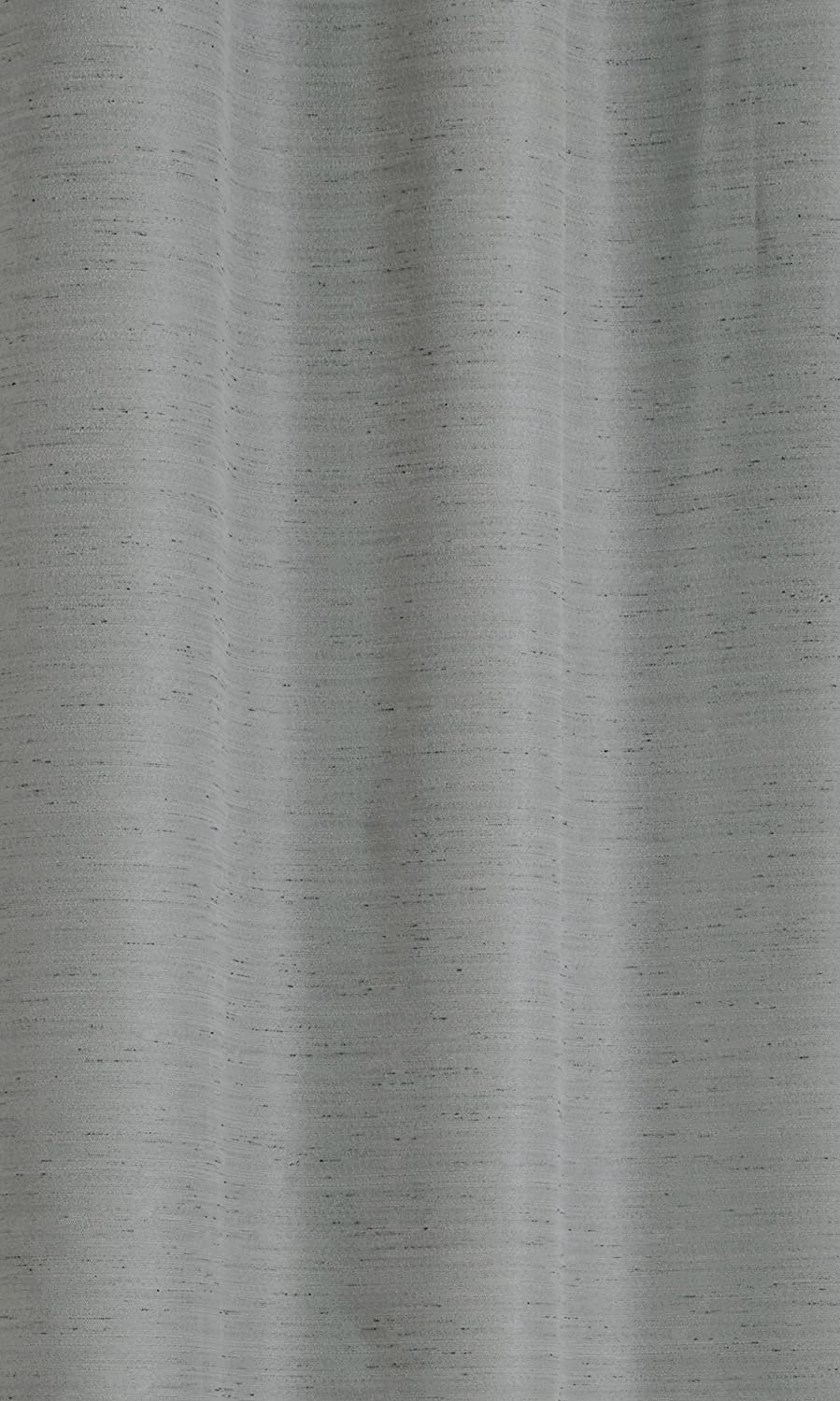 Lunar Grey Silver 46" x 90" Eyelet Unlined Ready Made Curtains