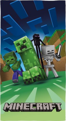 Minecraft Creeps Official 100% Cotton Beach Towel Gamer Character Game