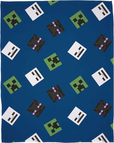 Winter Essentials Minecraft Official Fleece Blanket 100cm x 150cm Character Gamer