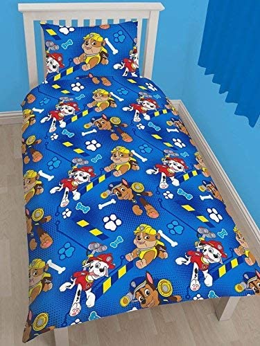 Single Bed Paw Patrol Rescue Duvet Cover Set Character Bedding