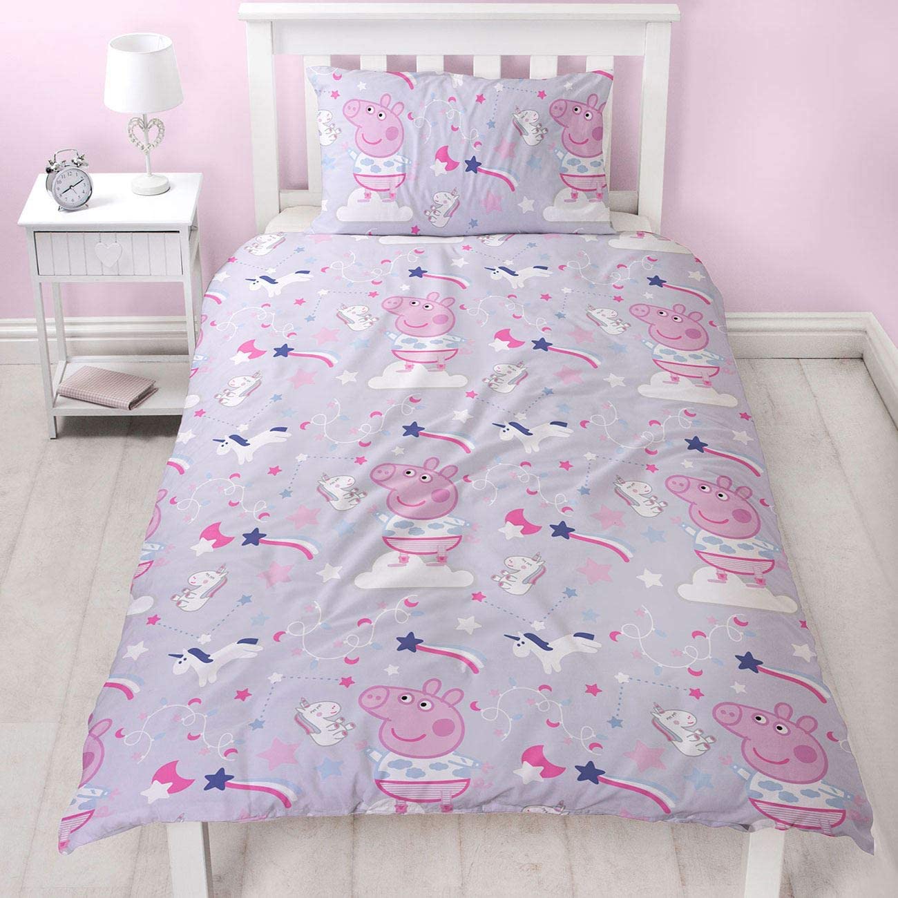 Single Bed Peppa Pig 'Sleepy' Duvet Cover Set