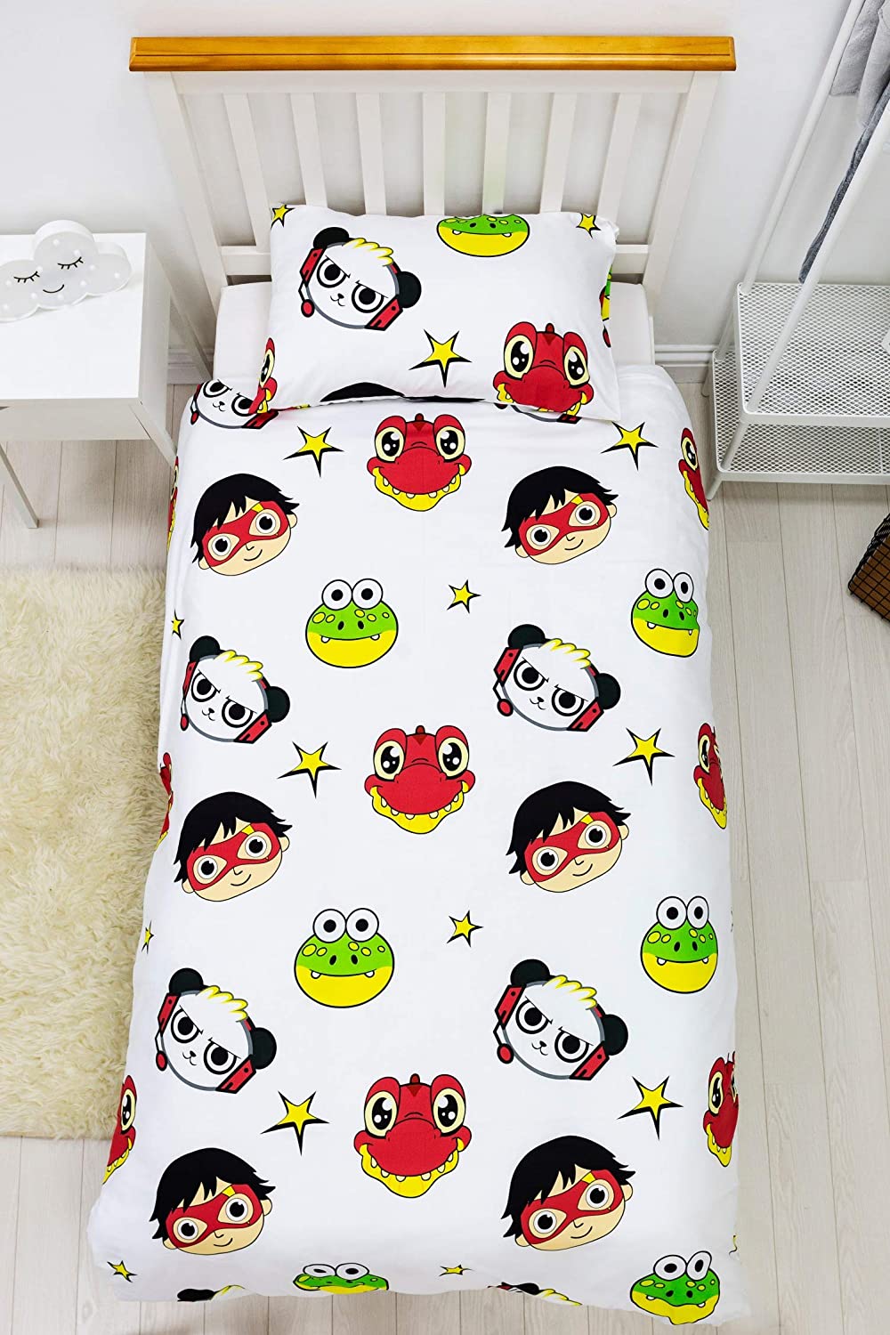 Single Bed Duvet Cover Set Ryans World Official Youtuber Panda Bedding