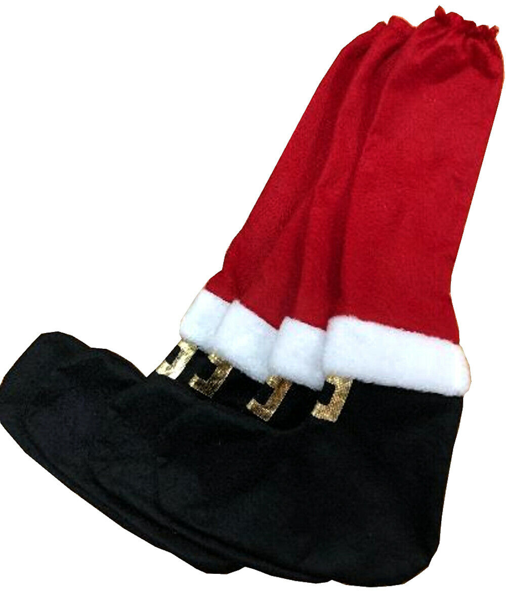 Felt Boots Santa Claus Christmas Decorative Festive Funny Dining