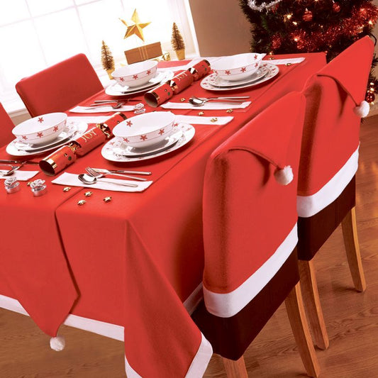 Santa's Table Placemats 2 Piece Set Festive Dining Parties Christmas