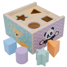 Load image into Gallery viewer, Shape Sorter Box Wooden Baby Toddler Toy Gift
