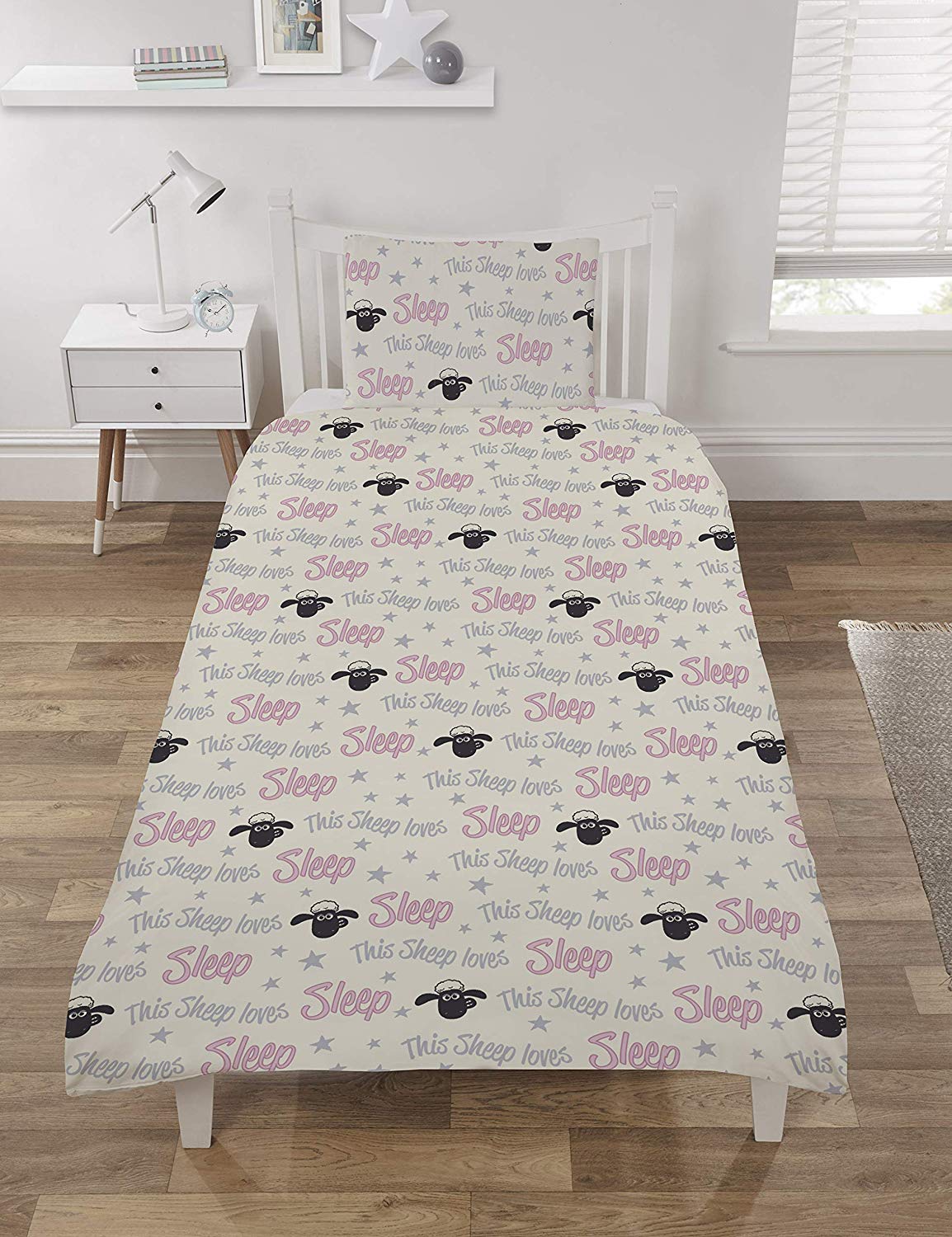 Single Bed Shaun The Sheep Duvet Cover Set Character Bedding