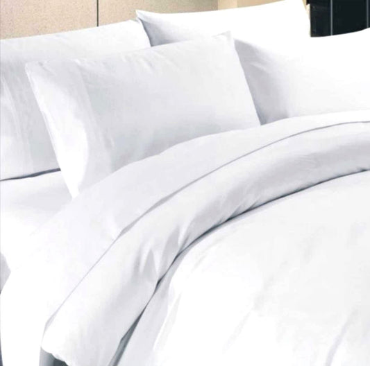 Double Bed 200 Thread Count Duvet Cover Set Egyptian Cotton