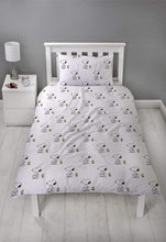 Load image into Gallery viewer, Single Bed Snoopy Peanuts Official Panel Duvet Cover &quot;Reversible&quot; Bedding Set
