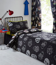 Load image into Gallery viewer, King Size Duvet Cover Set Sugar Skulls Multicoloured

