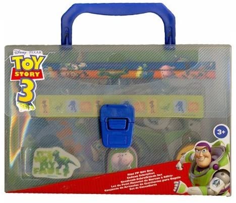 Disney Toy Story Stationery Gift Set Pencil Case Clip Sharpener Kids