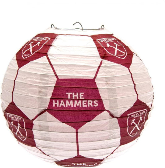 West Ham United F.C Paper Light Shade Football Team Official Merchandise