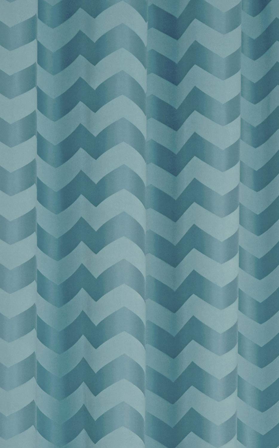 Zig Zag Teal Kingfisher 90" x 90" Luxury Lined Ready Made Eyelet Curtains